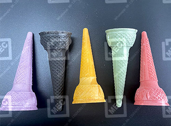 Multi color wafer cone